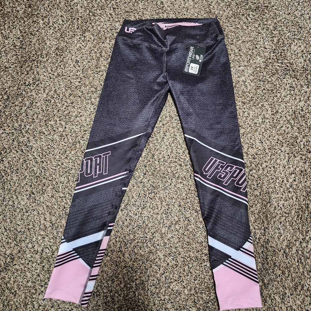 UF Sport Black and Pink Leggings